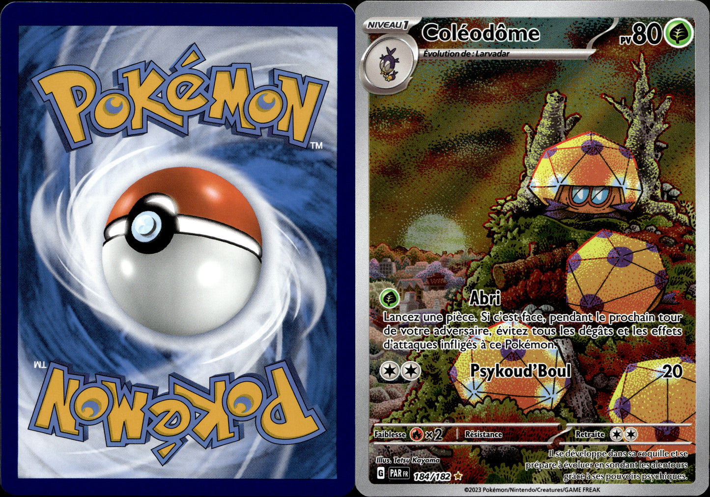 Pokémon Coléodôme 184/182 FR Near Mint Écarlate et Violet