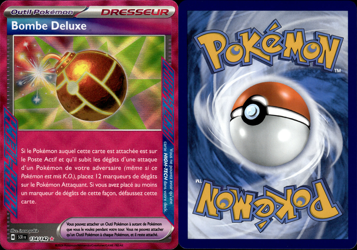 Pokémon Bombe Deluxe 134/142 FR Near Mint