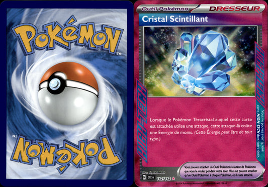 Pokémon Cristal Scintillant 142/142 FR Played Écarlate et Violet