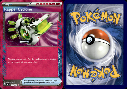 Pokémon Rappel Cyclone 128/131 FR Near Mint Platine