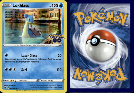 Pokémon Lokhlass 023/078 FR Played Écarlate et Violet