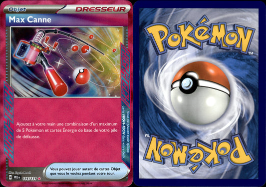 Pokémon Max Canne 116/131 FR Near Mint Noir et Blanc