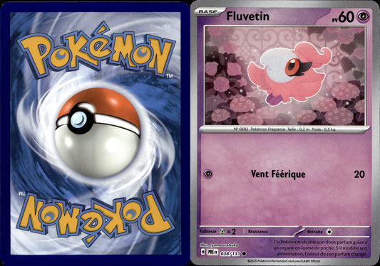 Pokémon Fluvetin Pokeball 038/131 FR Played Écarlate et Violet