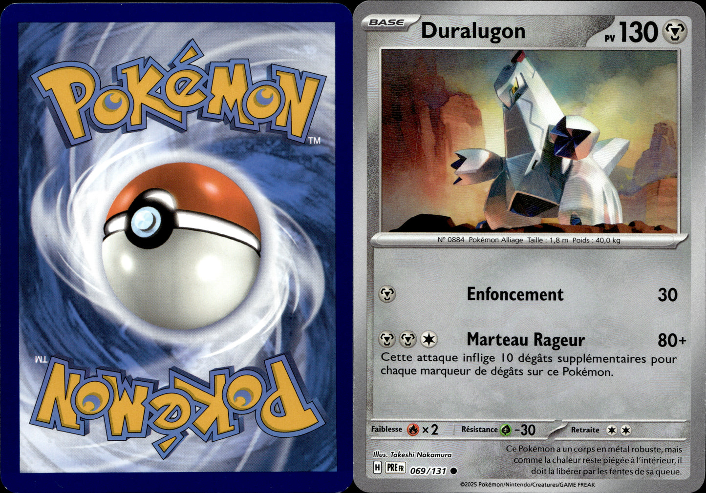 Pokémon Duralugon POKEBALL SSP 069/131 FR